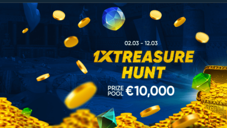 1xTreasure Hunt Tournament from 1xBet